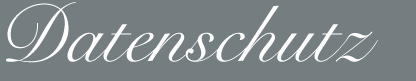 Datenschutz